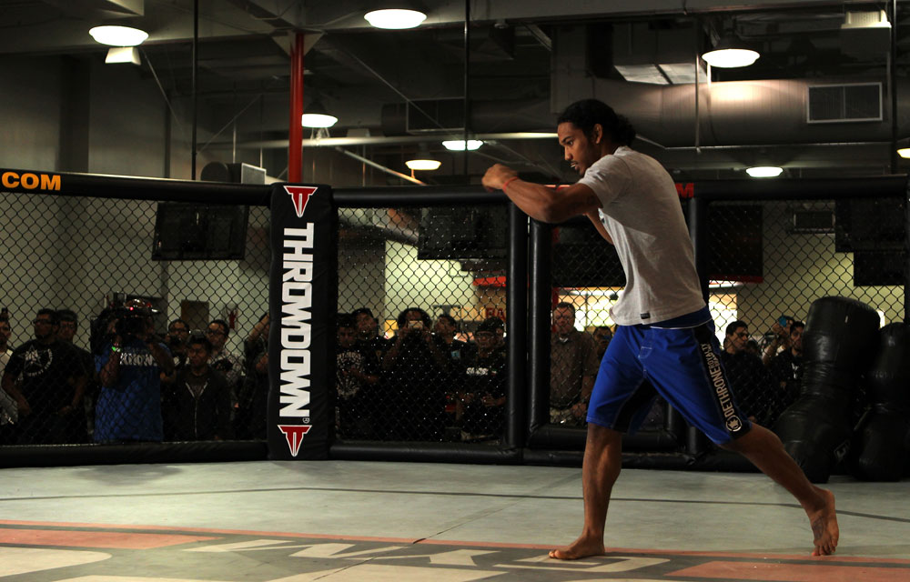 Henderson at an open workout Henderson at an open workout