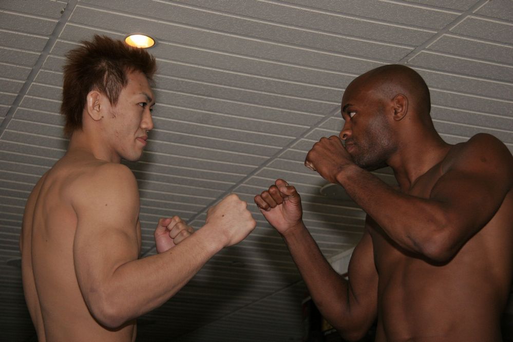 ROTRで戦った前日(C)MMAPLANET