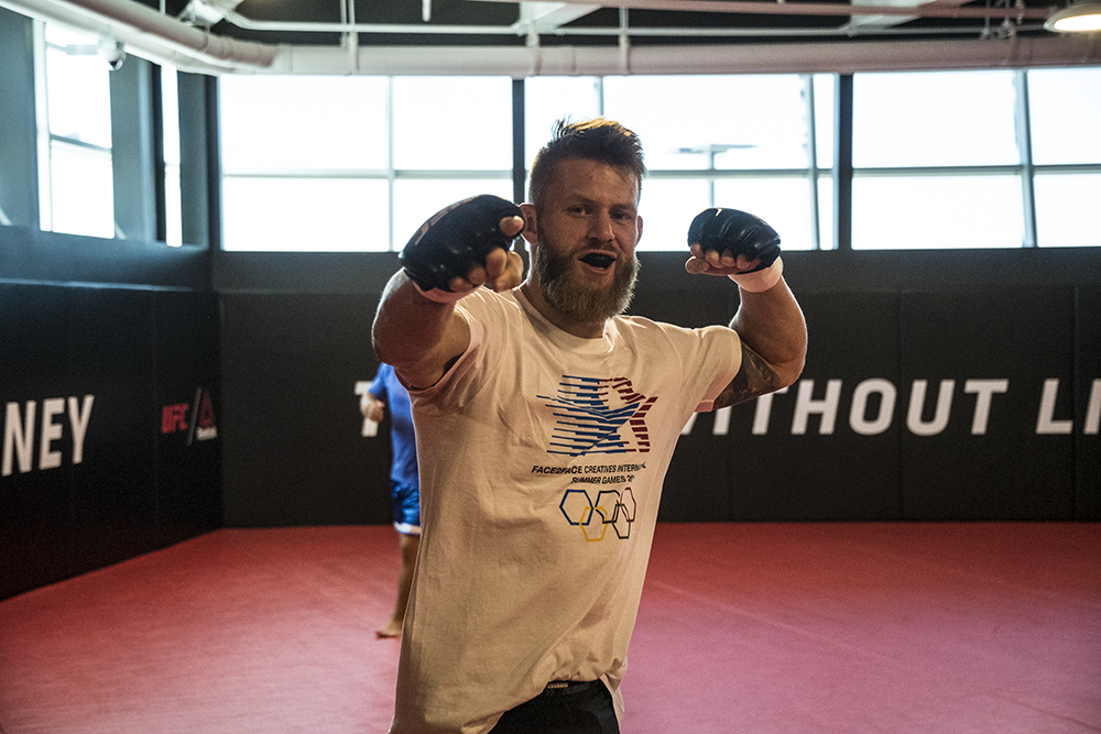 Emil Meek at the UFC Performance Institute (Photo by Juan Cardenas/Zuffa LLC)
