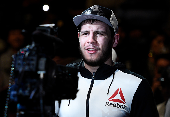 TORONTO, CANADA - DECEMBER 10: <a href='../fighter/Nikita-Krylov'>Nikita Krylov</a> of Ukraine prepares to enter the Octagon prior to his light heavyweight bout against <a href='../fighter/misha-cirkunov'>Misha Cirkunov</a> during the UFC 206 event inside the Air Canada Centre on December 10, 2016 in Toronto, Ontario, Canada. (Photo by Jeff Bottari/Zuffa LLC/Zuffa LLC via Getty Images)