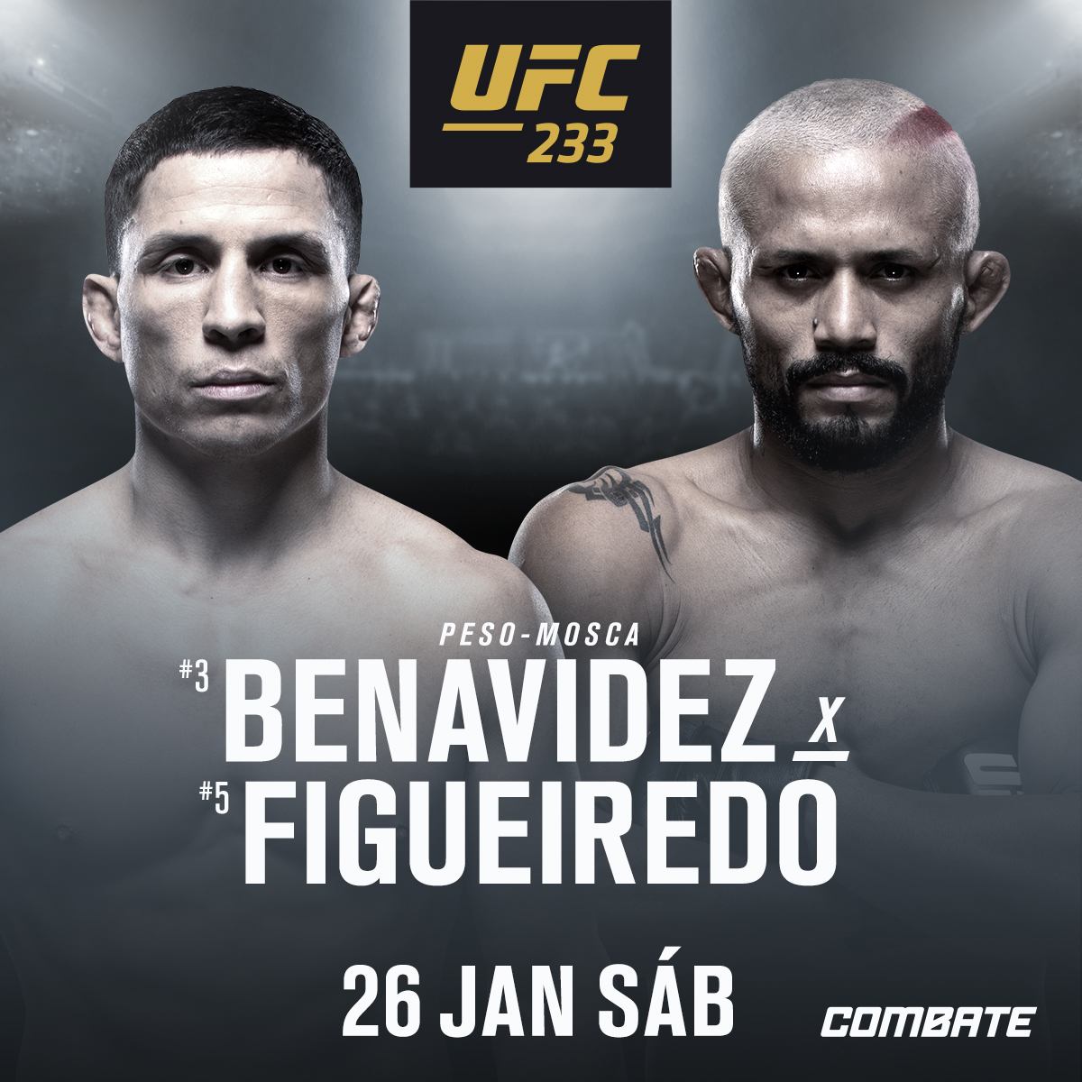 Joseph Benavidez e Deiveson Figueiredo medem forças no UFC 233 UFC