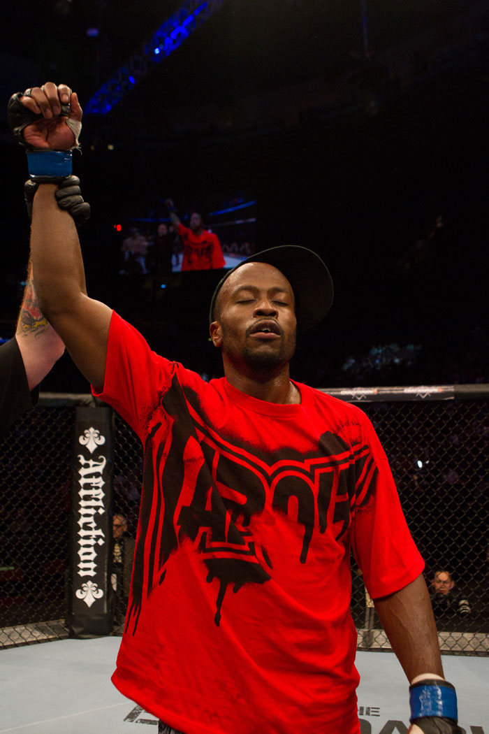 Claude Patrick wins by submission (choke)