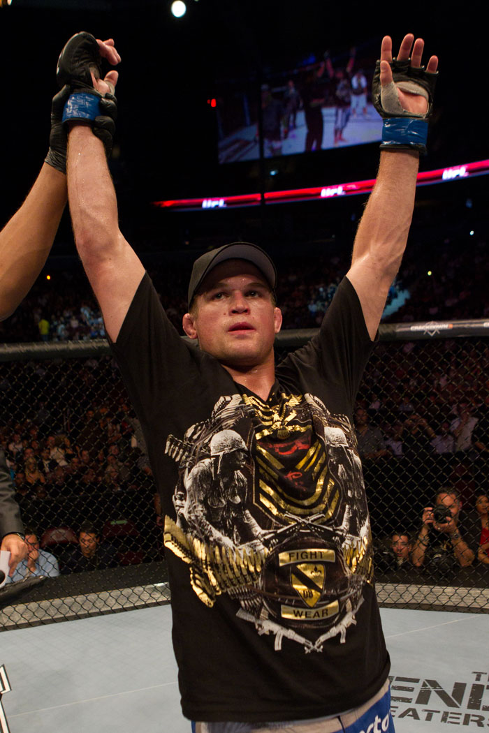 Evan Dunham wins by split decision.