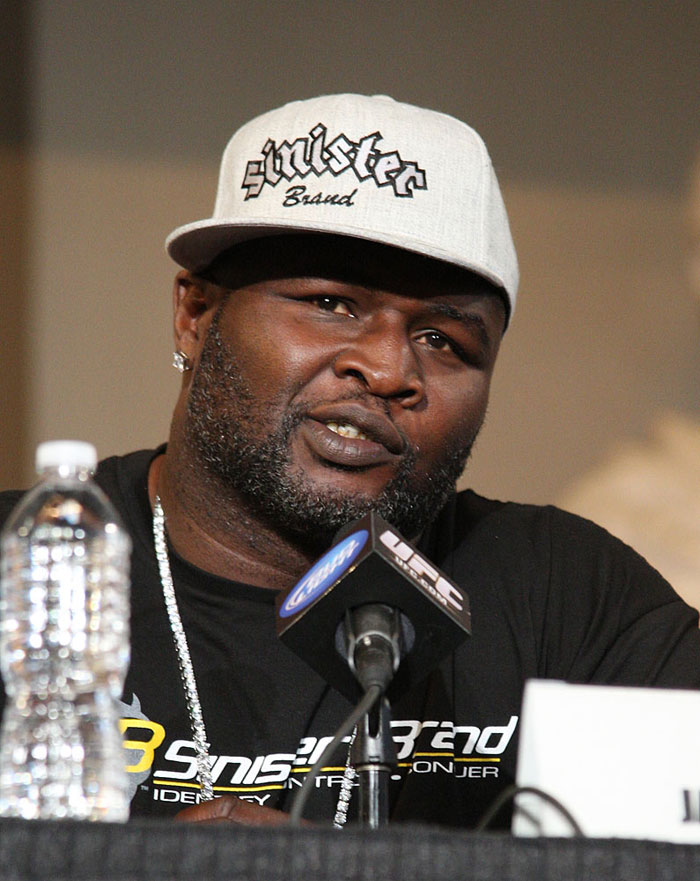UFC 118 Press Conference: James Toney.
Photo by Josh Hedges.