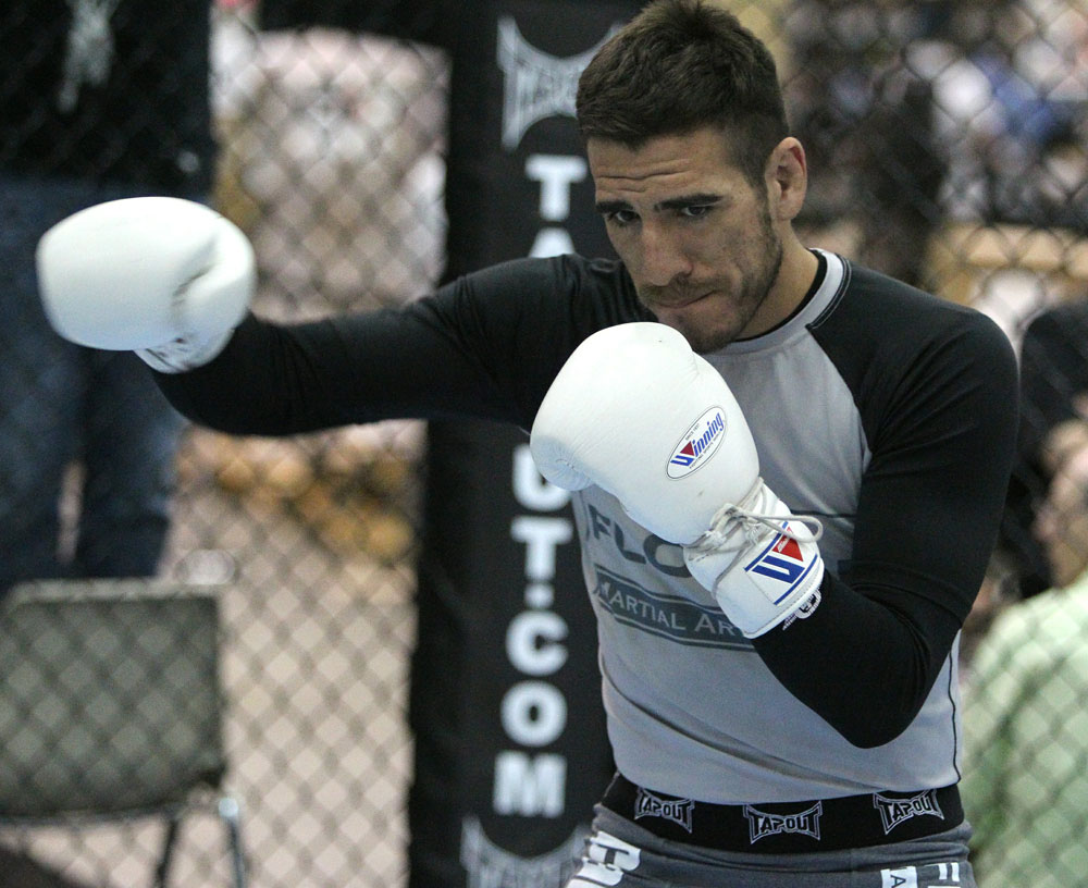 UFC118: Aug. 26th Boston, MA. Kenny Florian at open workouts. (Photo by Josh Hedges/Zuffa LLC via Getty Images)