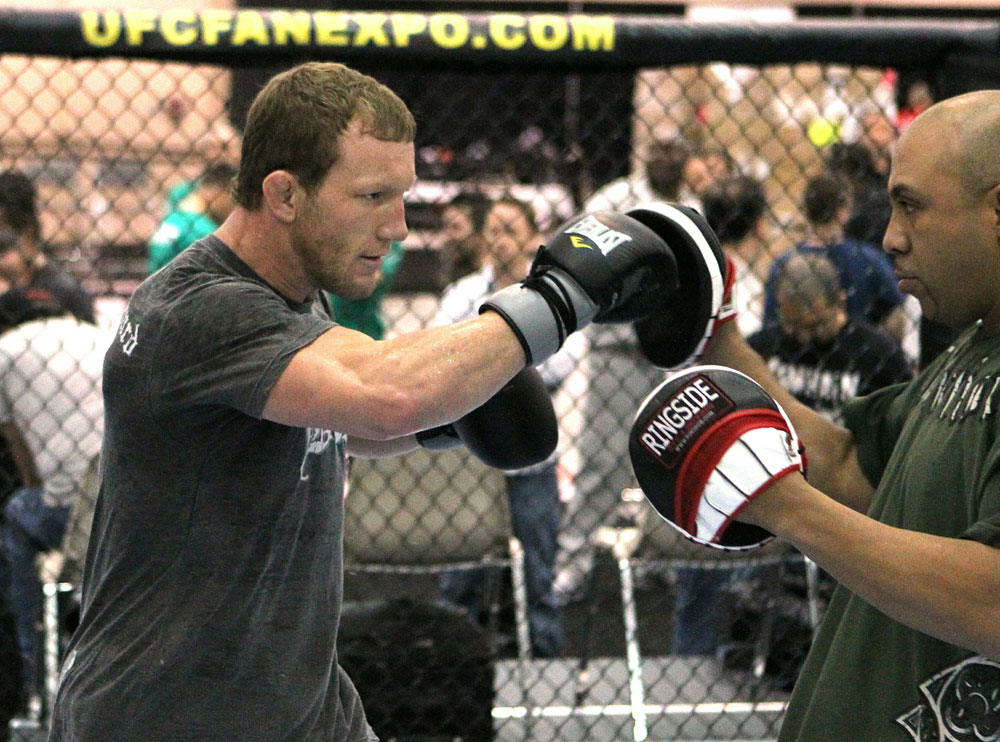 UFC118: Aug. 26th Boston, MA. Gray Maynard at open workouts. (Photo by Josh Hedges/Zuffa LLC via Getty Images)