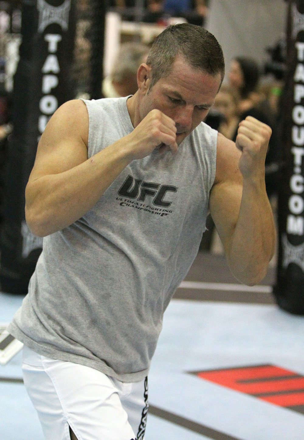 UFC118: Aug. 26th Boston, MA. Open workouts. (Photo by Josh Hedges/Zuffa LLC via Getty Images)