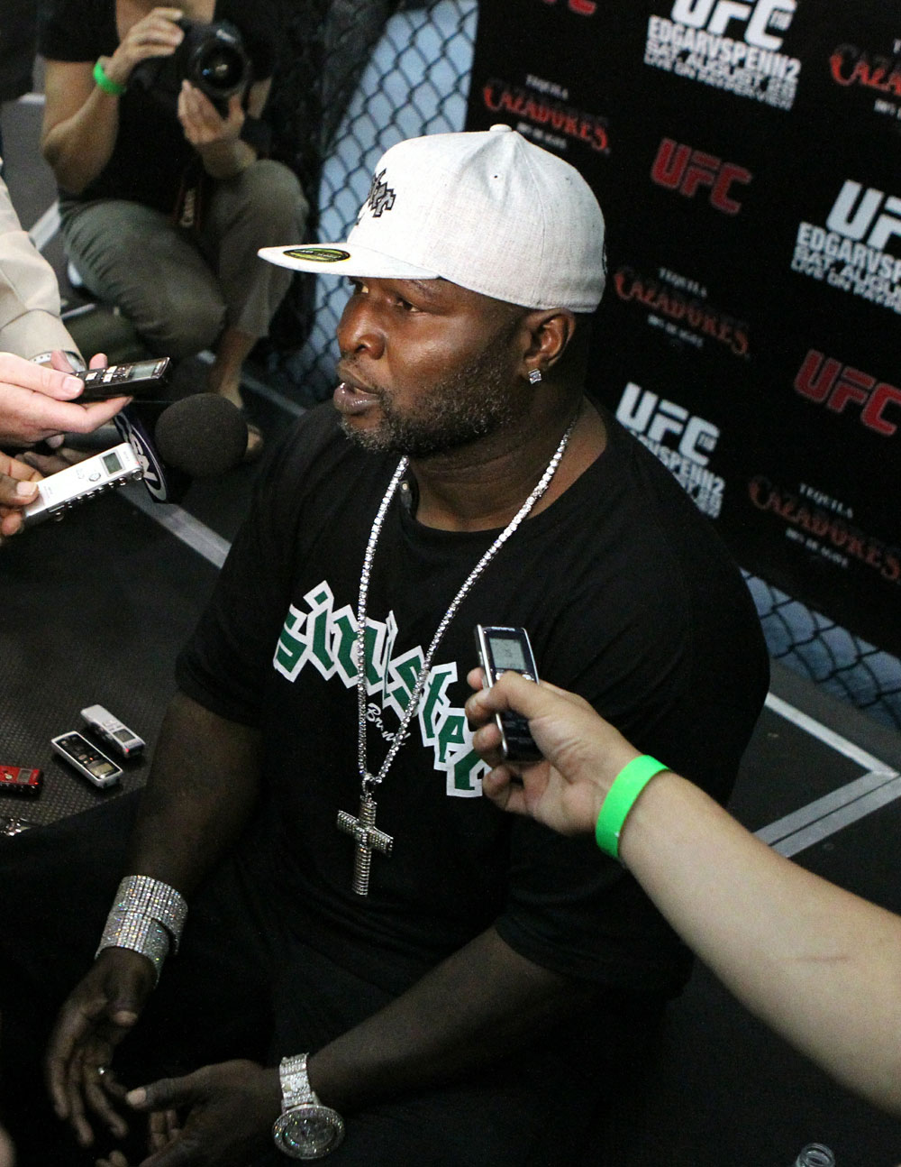 UFC118: Aug. 26th Boston, MA. James Toney at open workouts. (Photo by Josh Hedges/Zuffa LLC via Getty Images)