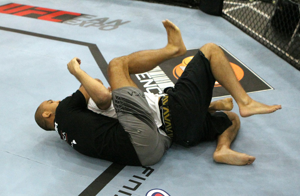 UFC118: Aug. 26th Boston, MA. BJ Penn at open workouts. (Photo by Josh Hedges/Zuffa LLC via Getty Images)