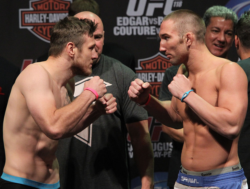 UFC118 weigh-ins Miller vs. Salter