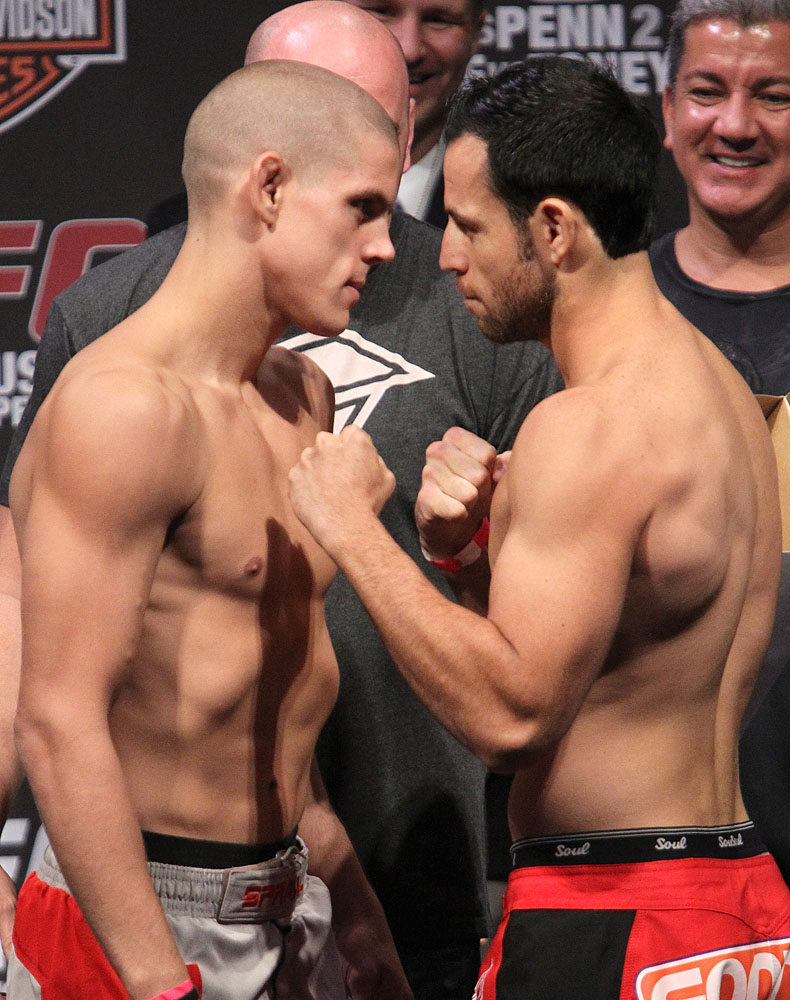 UFC118 weigh-ins Lauzon vs. Ruediger