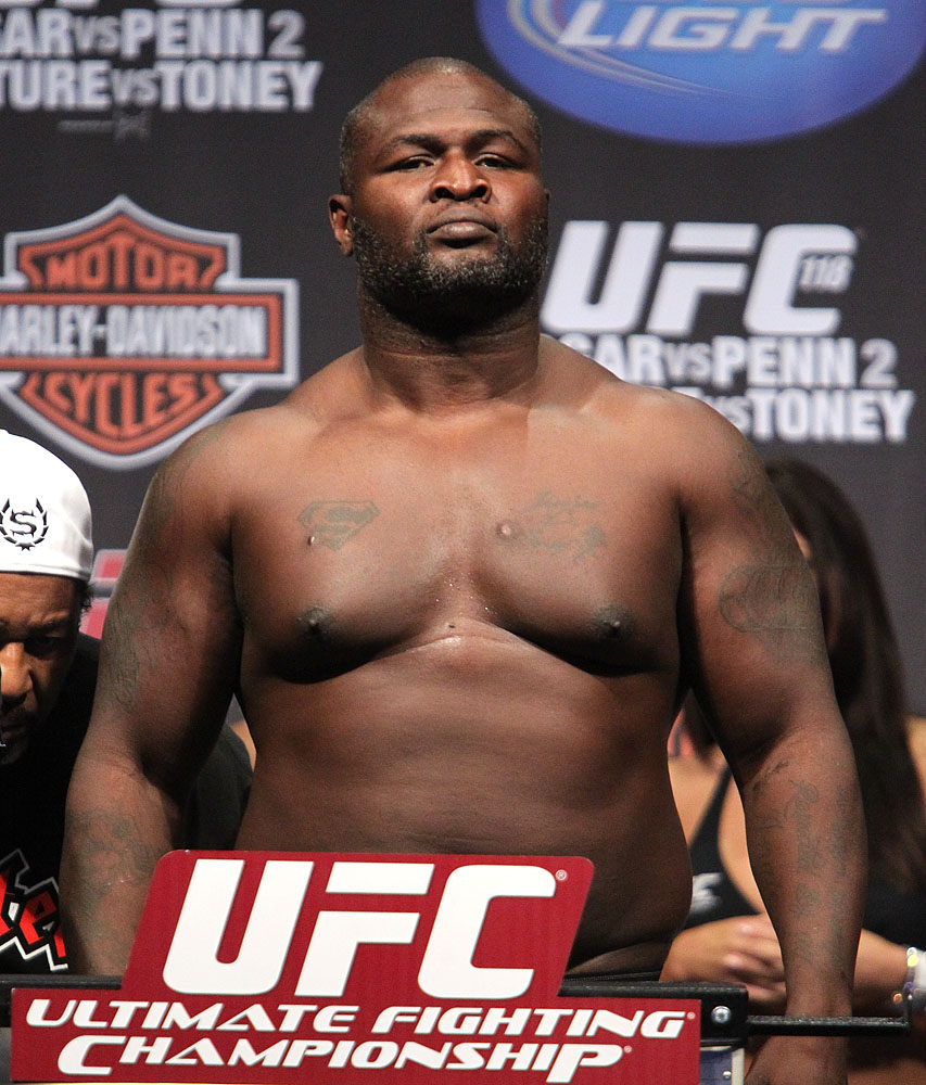 UFC118 weigh-ins James Toney
