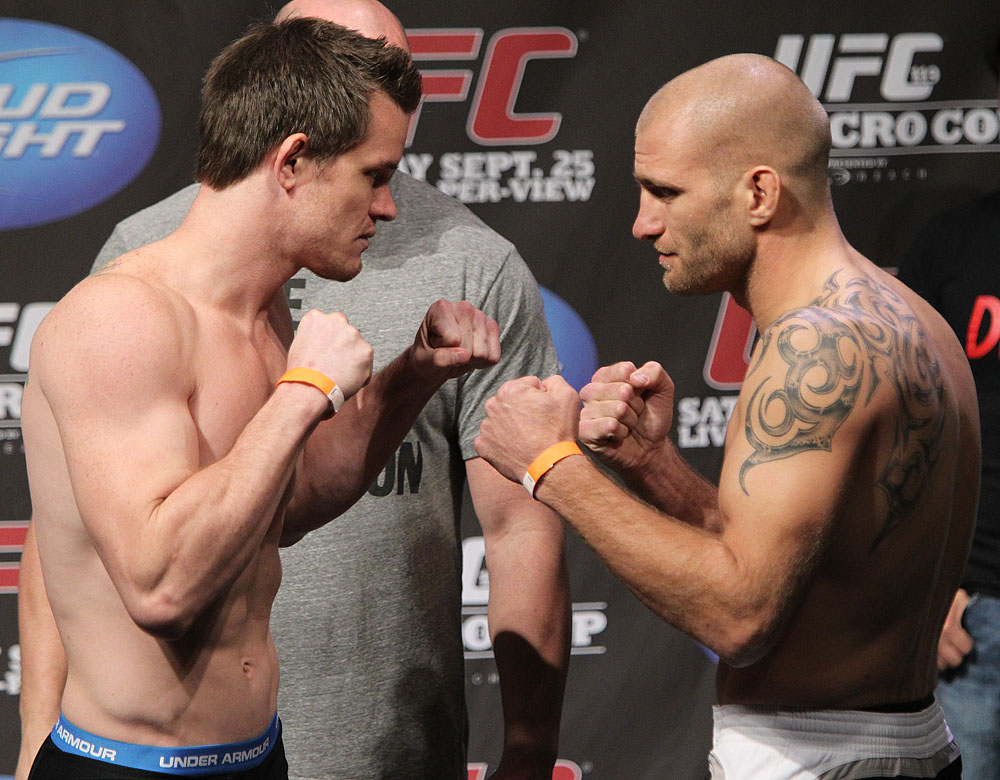 UFC 119 weigh ins: Dollaway vs. Doerksen