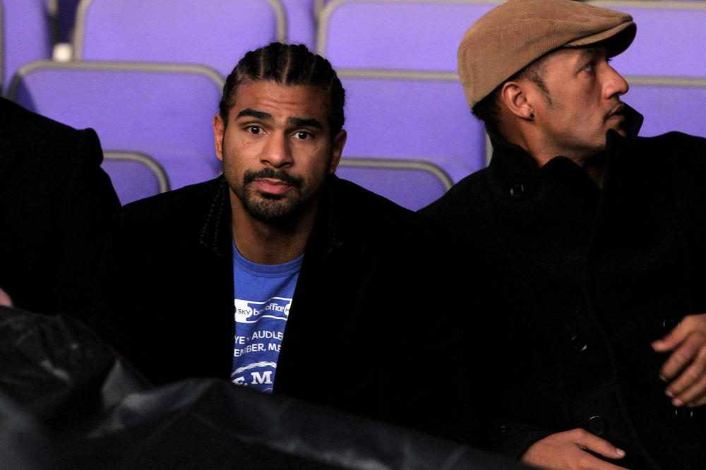 UFC 120: Boxer David Hayes watches the Kongo vs. Browne fight