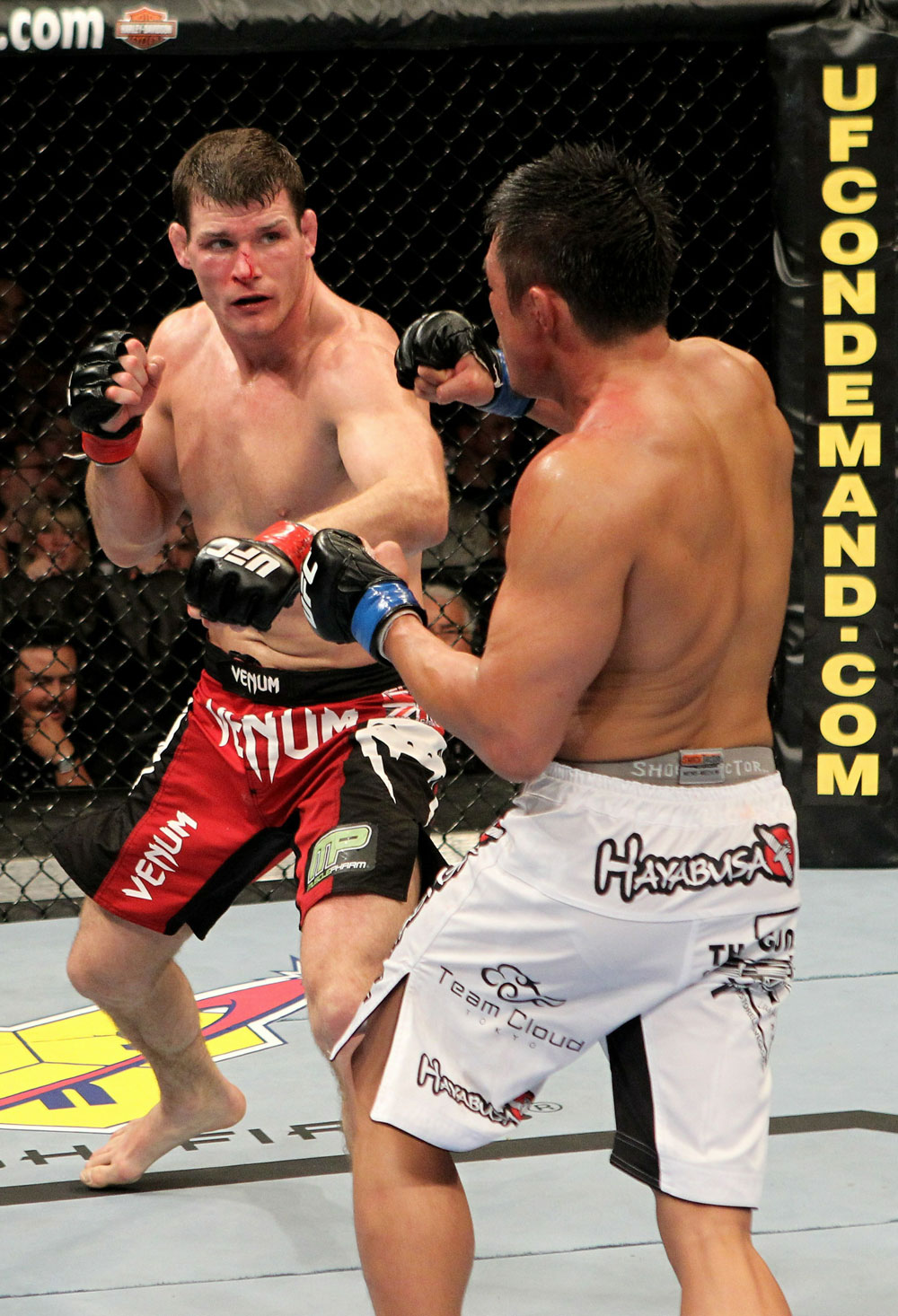 UFC 120: Bisping(L) vs. Akiyama(R)
