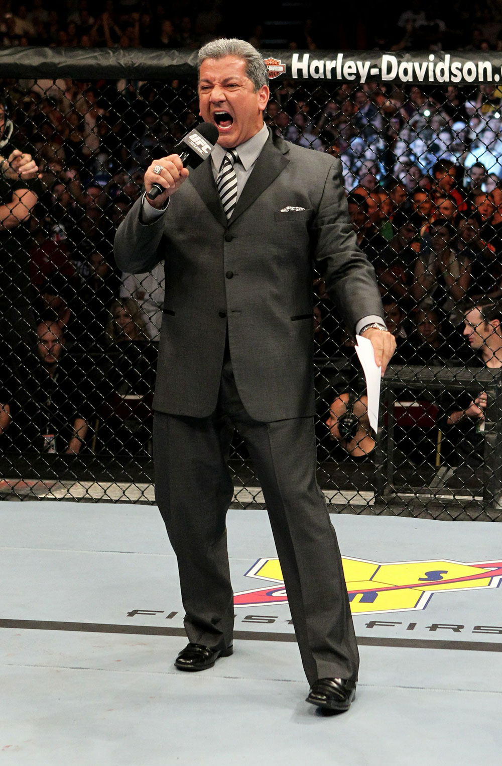 UFC 120: Bruce Buffer announces the main event