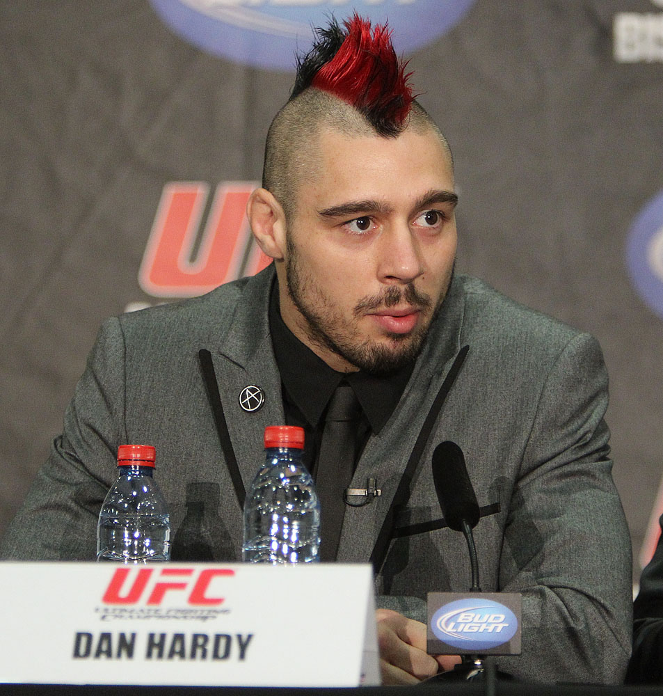 Dany Hardy at the UFC 120 Press Conference