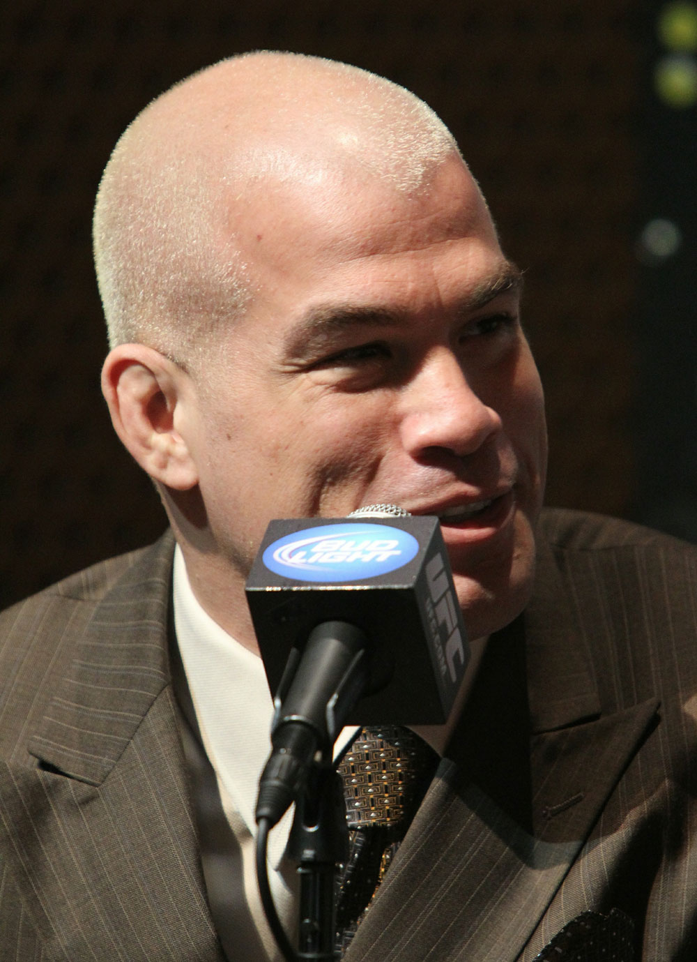 Former UFC Light Heavyweight Champion Tito Ortiz at the UFC 121 pre-fight press conference at the Walt Disney Concert Hall on October, 20 2010 in Los Angeles, California.