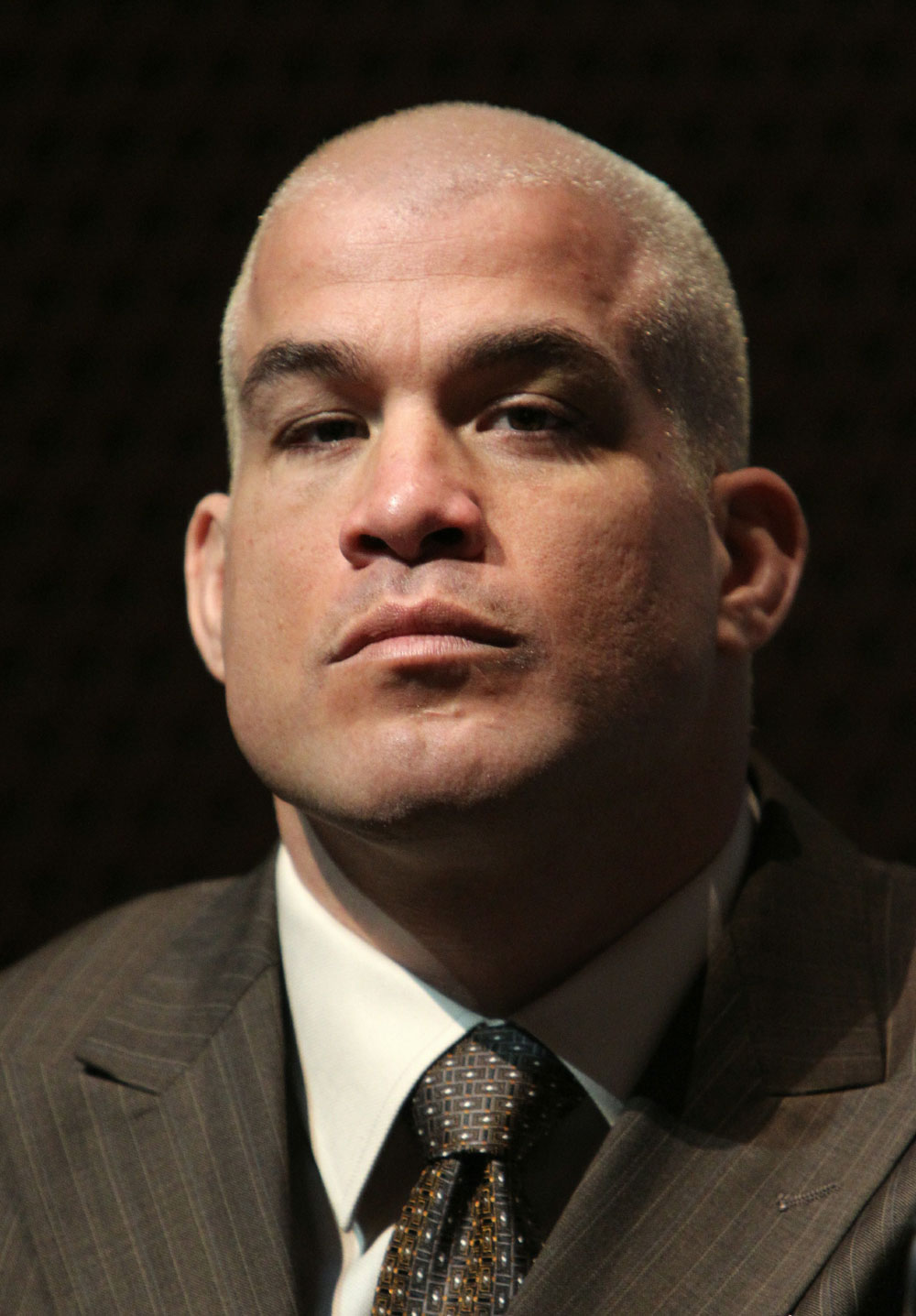 Former UFC Light Heavyweight Champion Tito Ortiz at the UFC 121 pre-fight press conference at the Walt Disney Concert Hall on October, 20 2010 in Los Angeles, California.