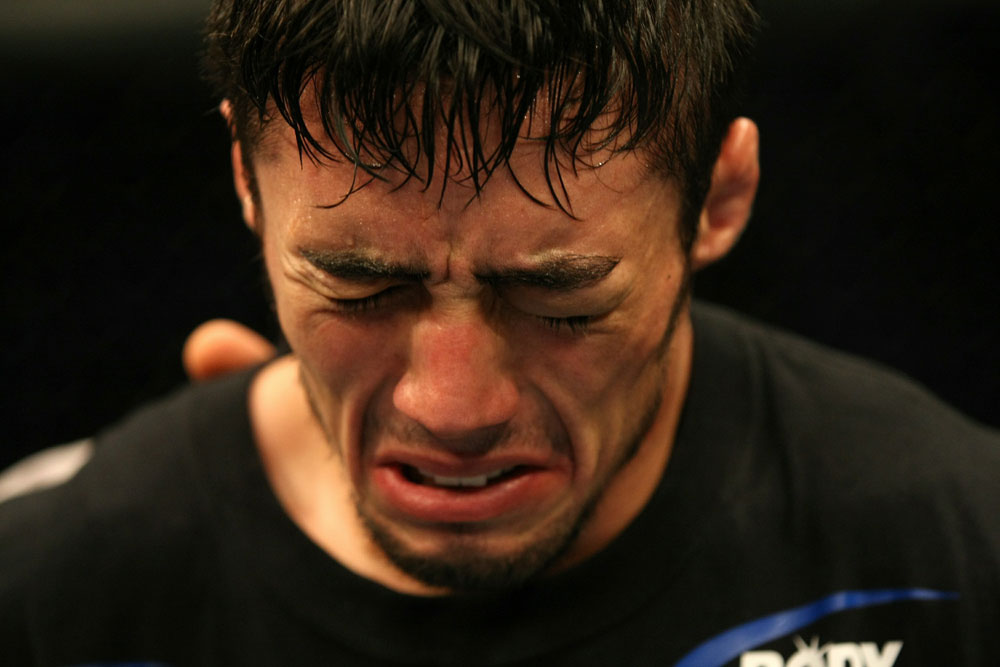UFC 125: Diego Nunes after his victory over Brown.