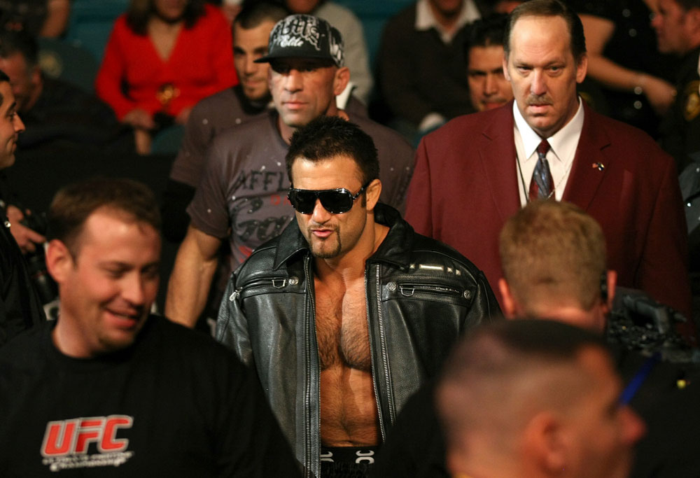 UFC 125: Phil Baroni enters the ring.