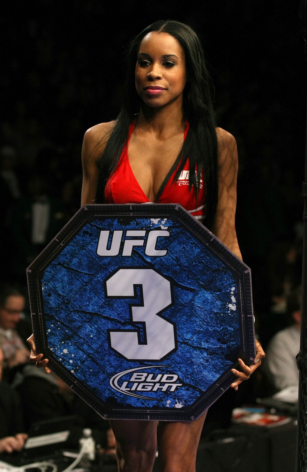 UFC 125: Octagon girl, Chandella during the Grispi vs. Poirier