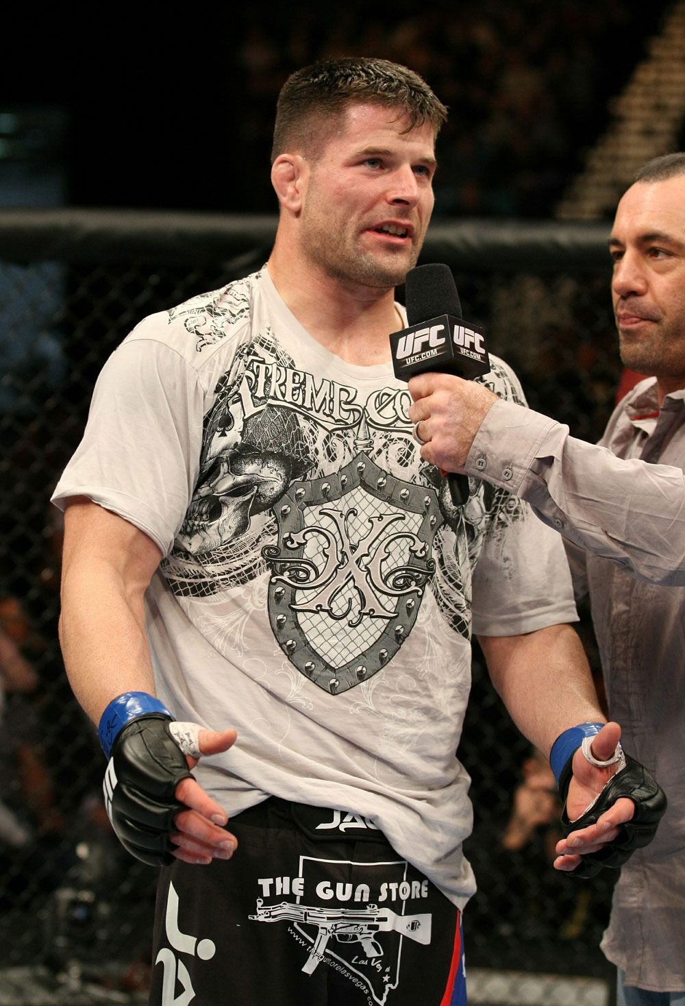 UFC 125: Brian Stann after his victory over Chris Leban.
