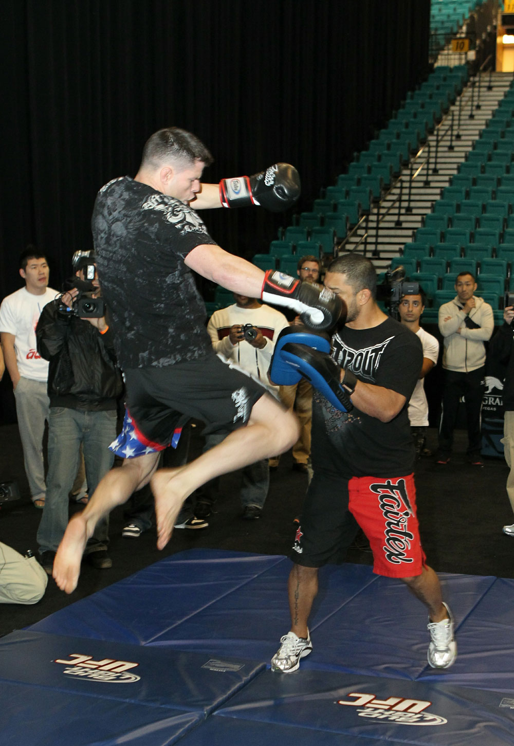 Brian Stann at the UFC 125 Open Workouts.