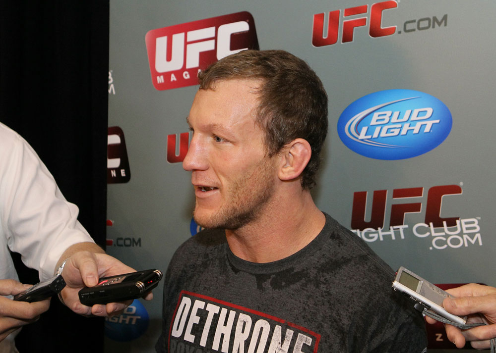 Gray Maynard at the UFC 125 Open Workouts.