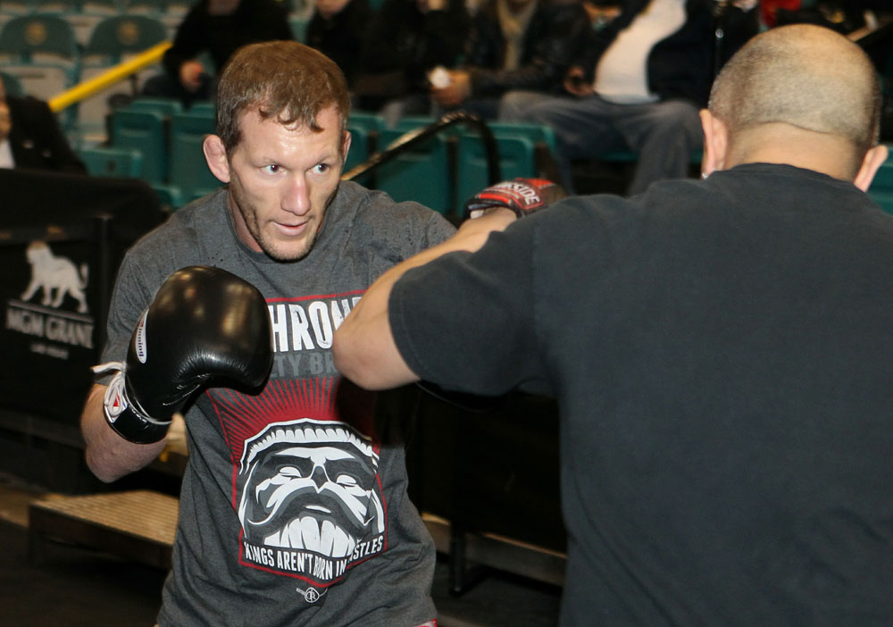 Gray Maynard at the UFC 125 Open Workouts.
