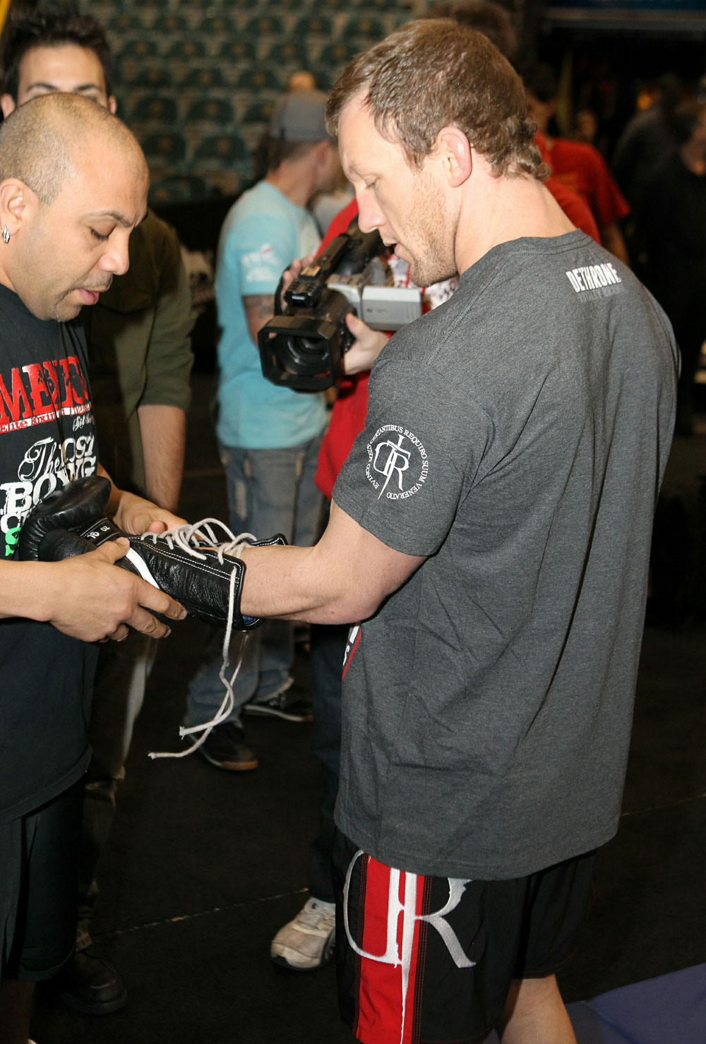 Gray Maynard at the UFC 125 Open Workouts.