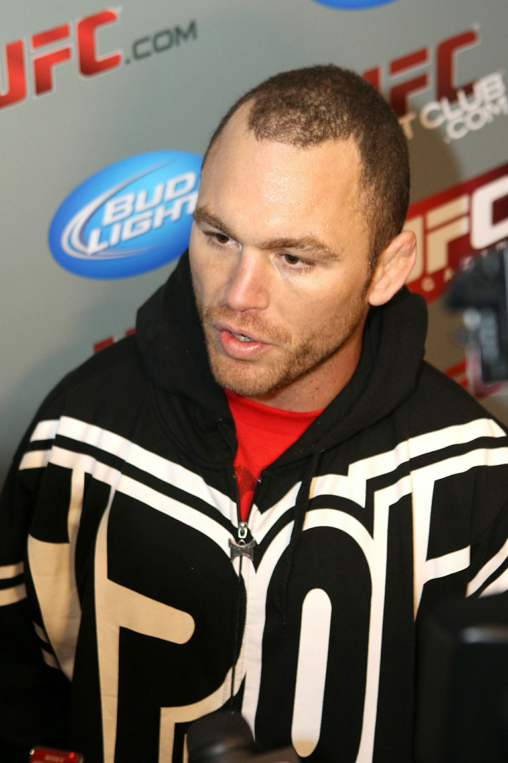 Chris Leben at the UFC 125 Open Workouts.