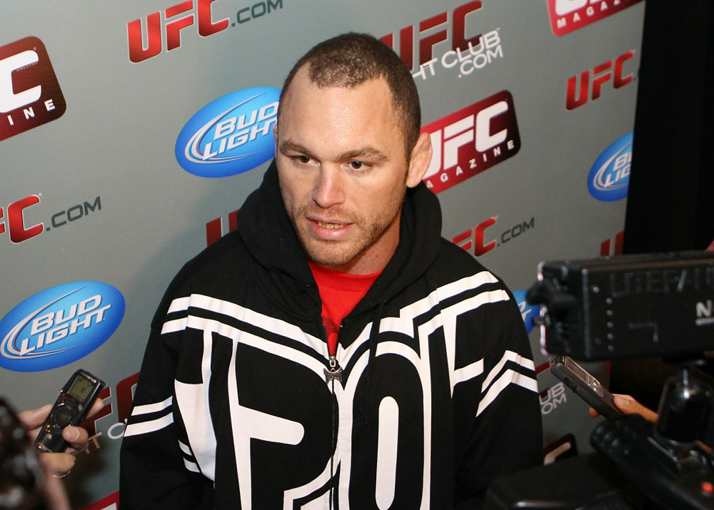 Chris Leben at the UFC 125 Open Workouts.