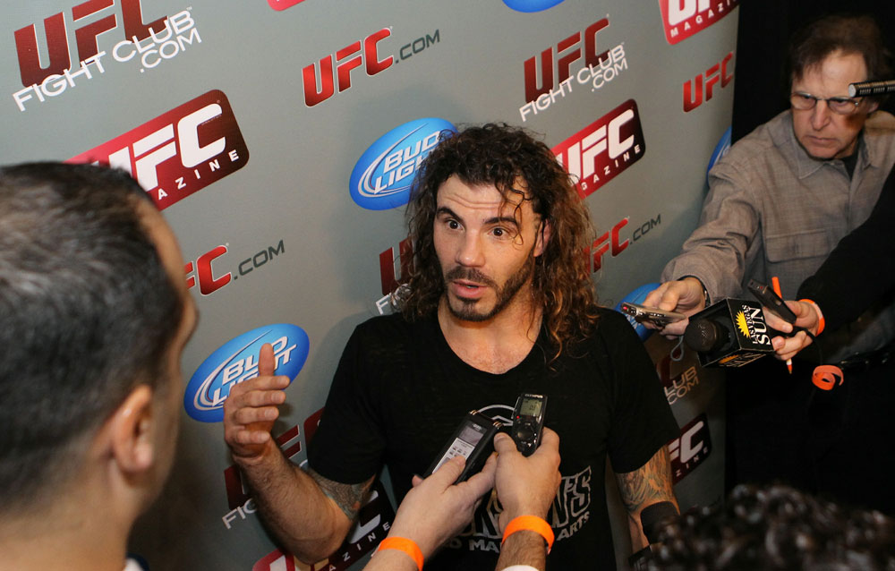 Clay Guida at the UFC 125 Open Workouts.