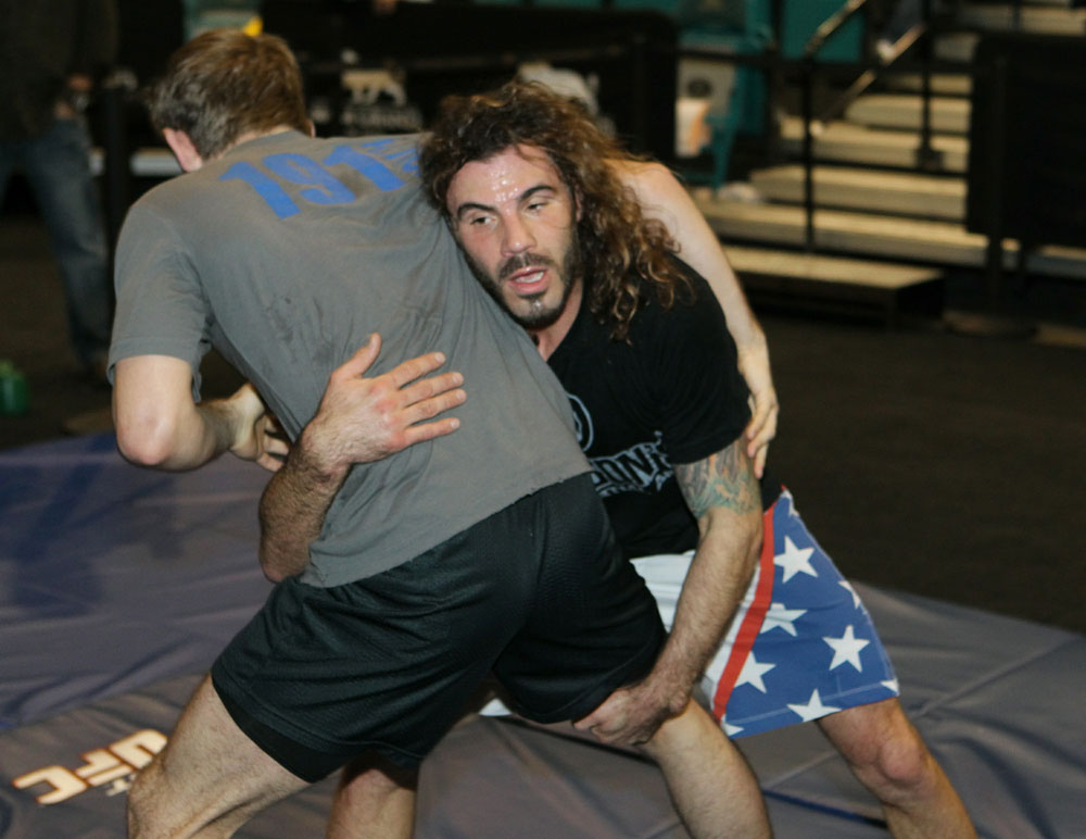 Clay Guida at the UFC 125 Open Workouts.