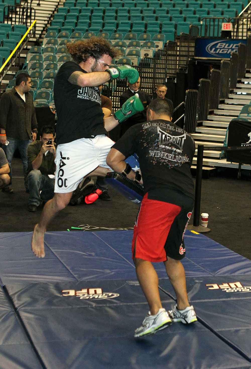 Clay Guida at the UFC 125 Open Workouts.