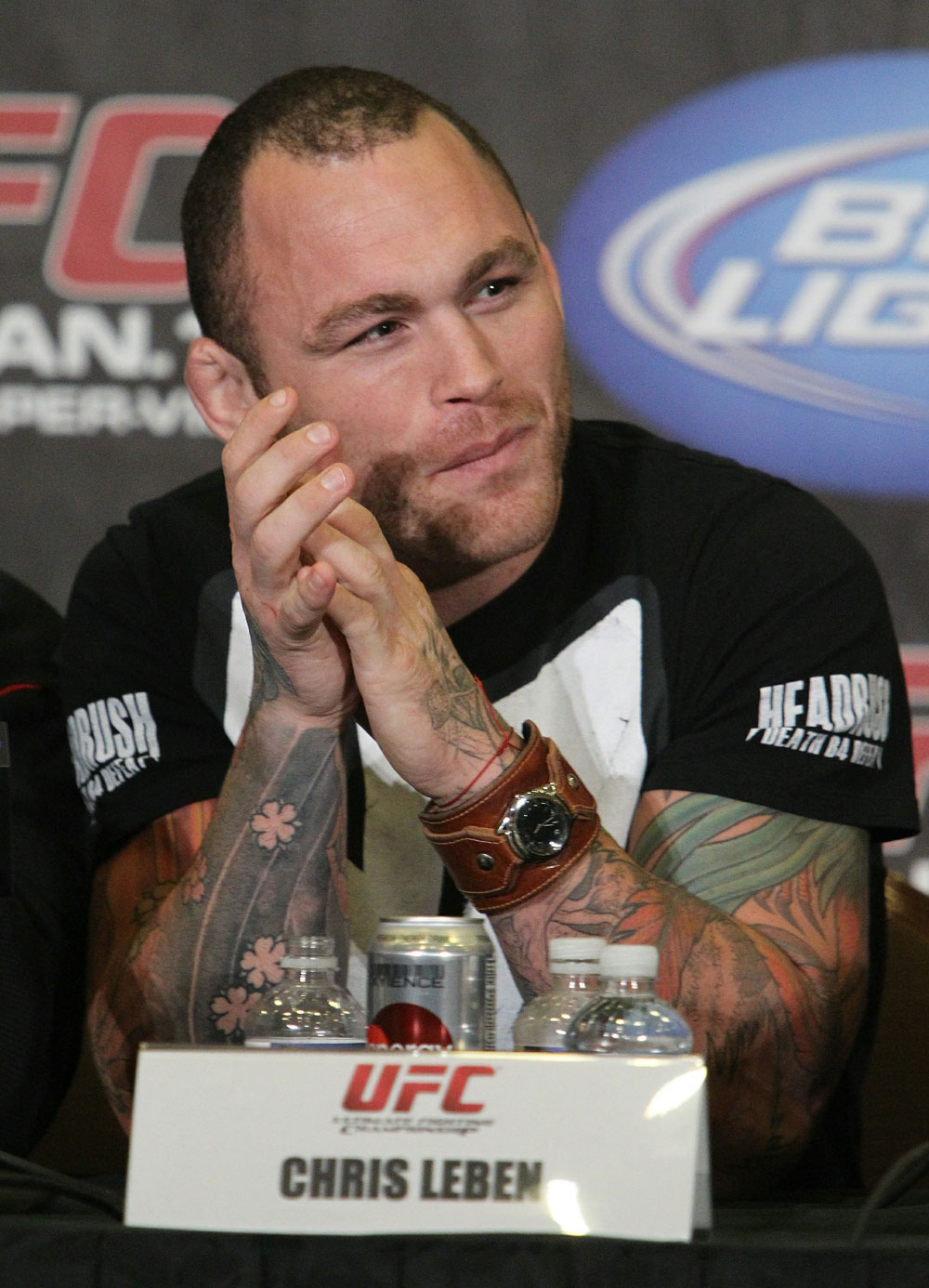 Chris Leben at the UFC 125 Pre-Fight Press Conference.