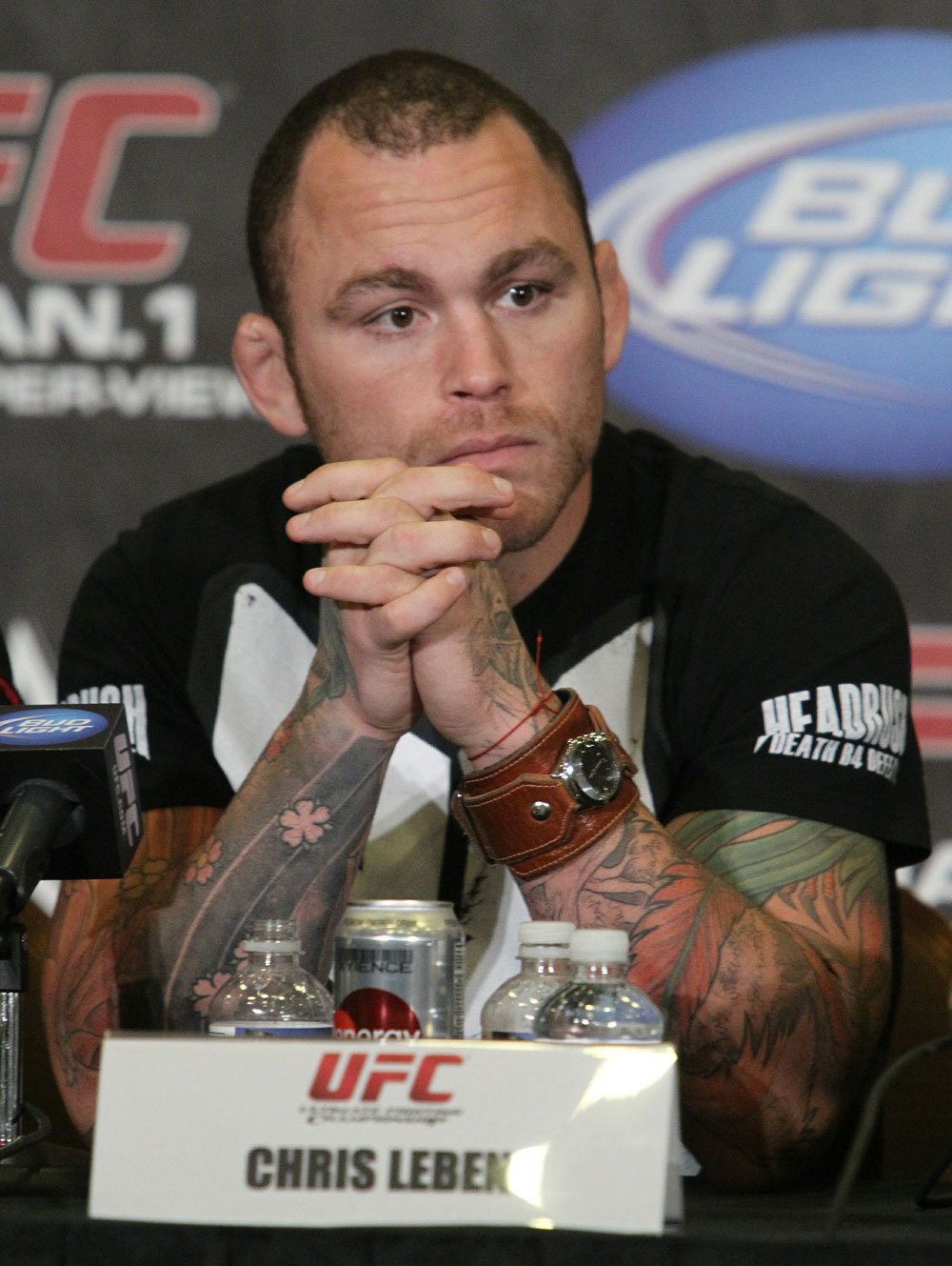 Chris Leben at the UFC 125 Pre-Fight Press Conference.