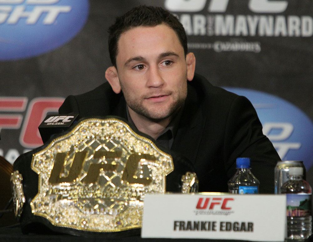 Frankie Edgar at the UFC 125 Pre-Fight Press Conference.