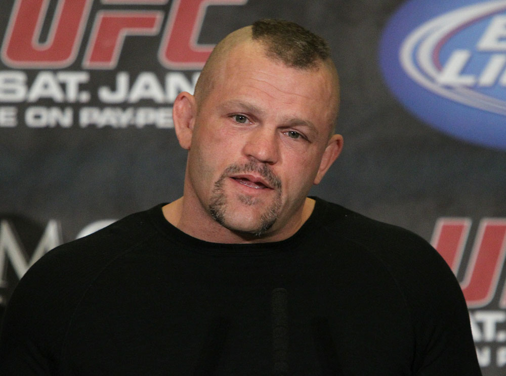 Special Guest, Chuck Liddell at the UFC 125 Pre-Fight Press Conference.