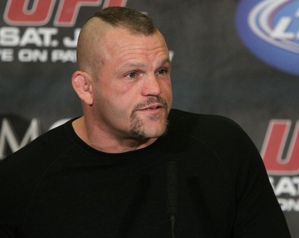Special Guest, Chuck Liddell at the UFC 125 Pre-Fight Press Conference.