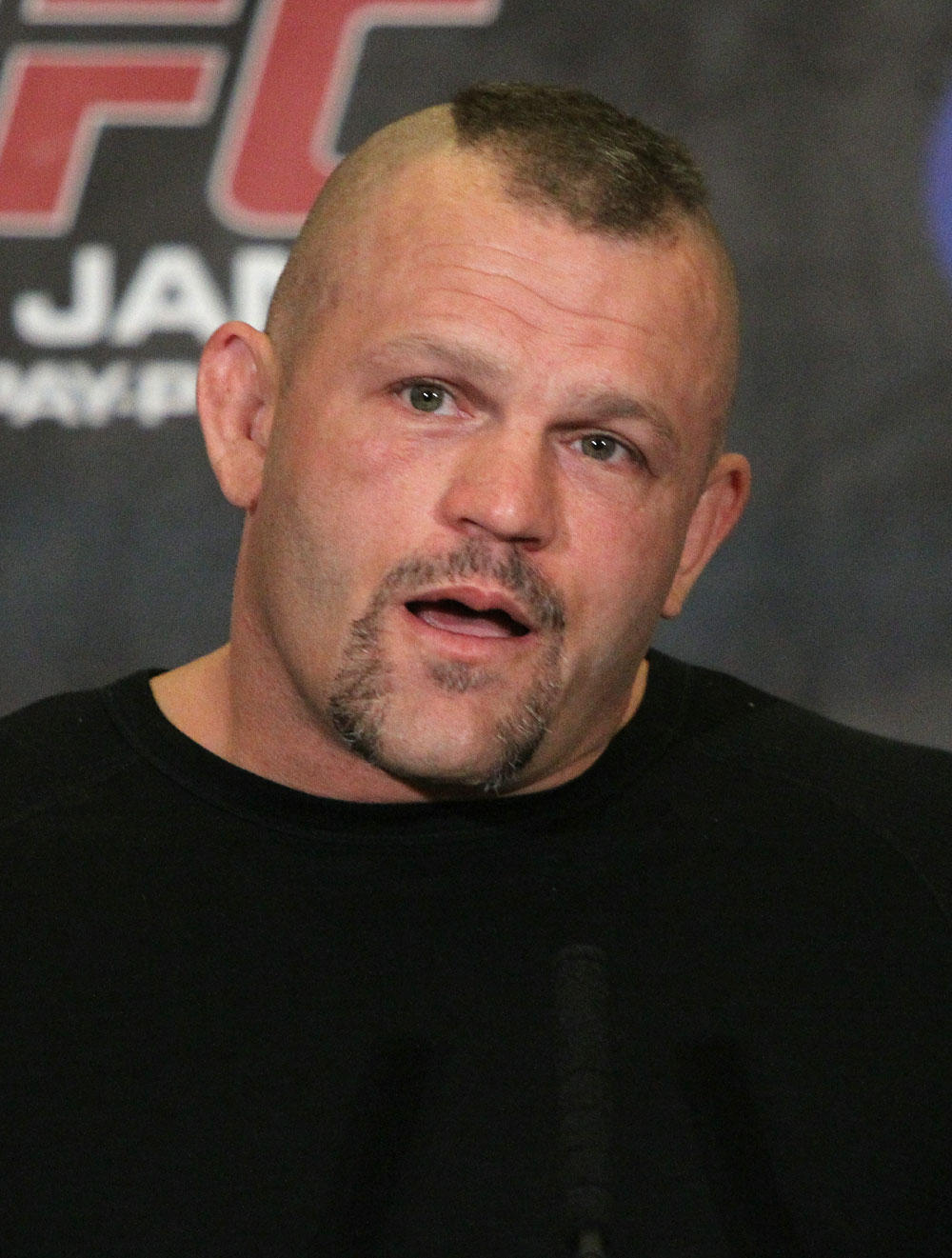 Special Guest, Cuck Liddell at the UFC 125 Pre-Fight Press Conference.