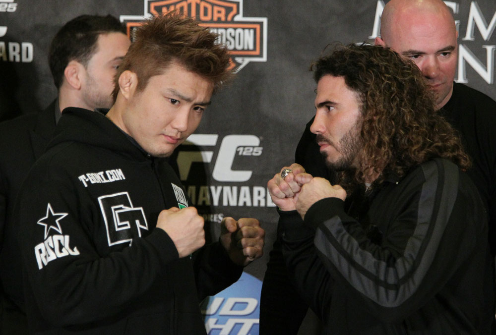 Gomi vs. Guida at the UFC 125 Pre-Fight Press Conference.