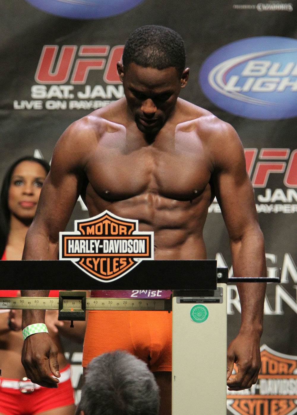 Antonio McKee at the UFC 125 Weigh-in.