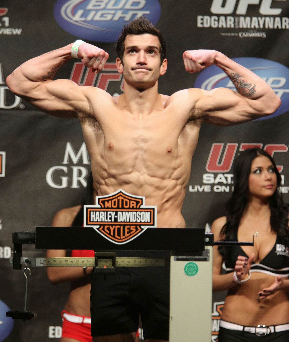 Josh Grispi at the UFC 125 Weigh-in.