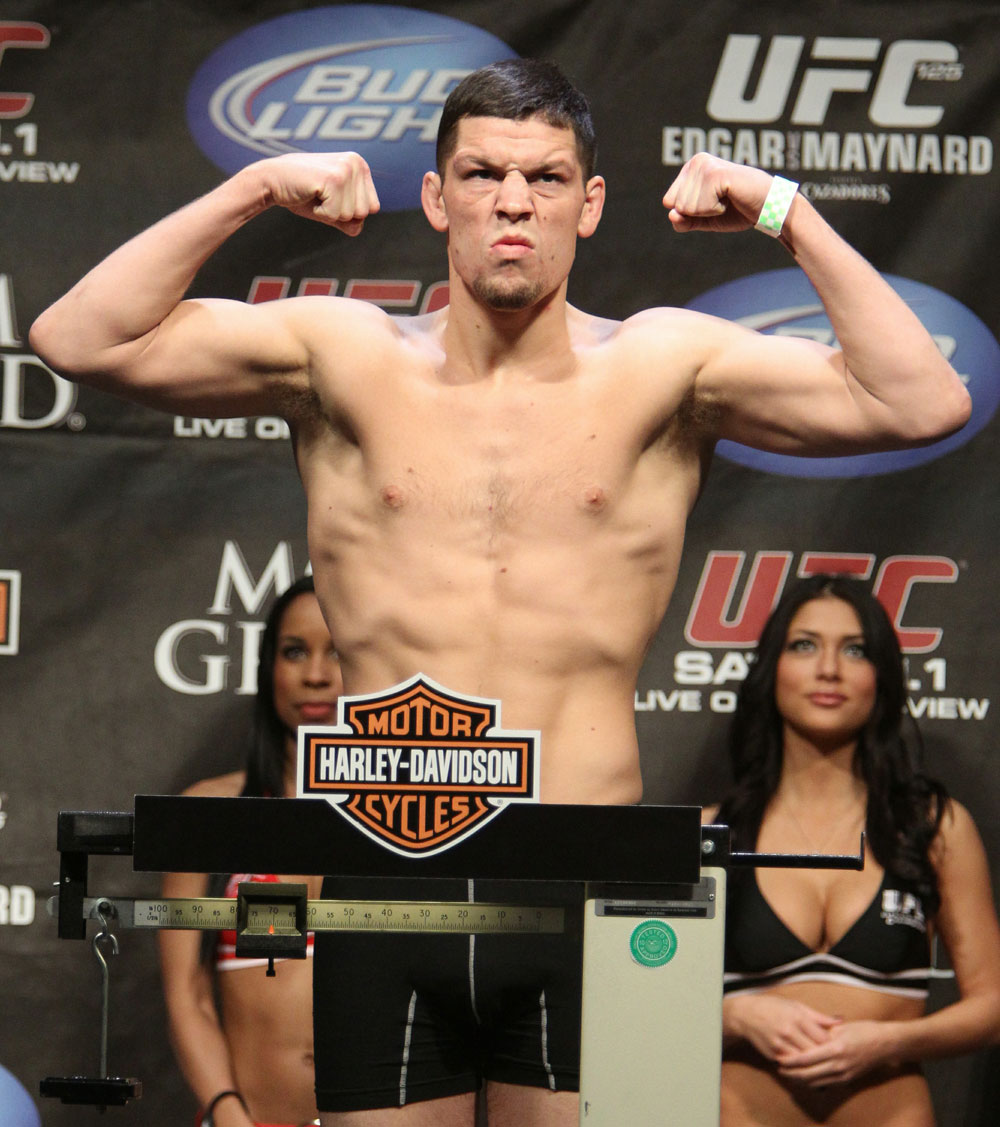 Nate Diaz at the UFC 125 Weigh-in.