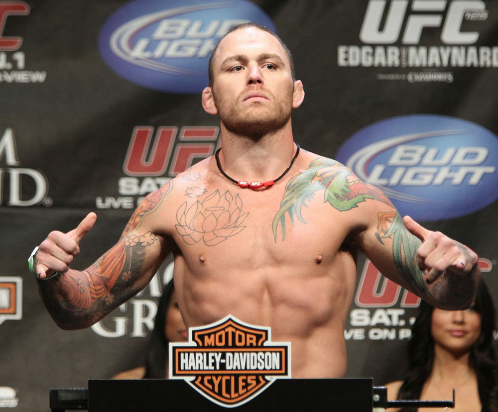 Chris Leben at the UFC 125 Weigh-in.