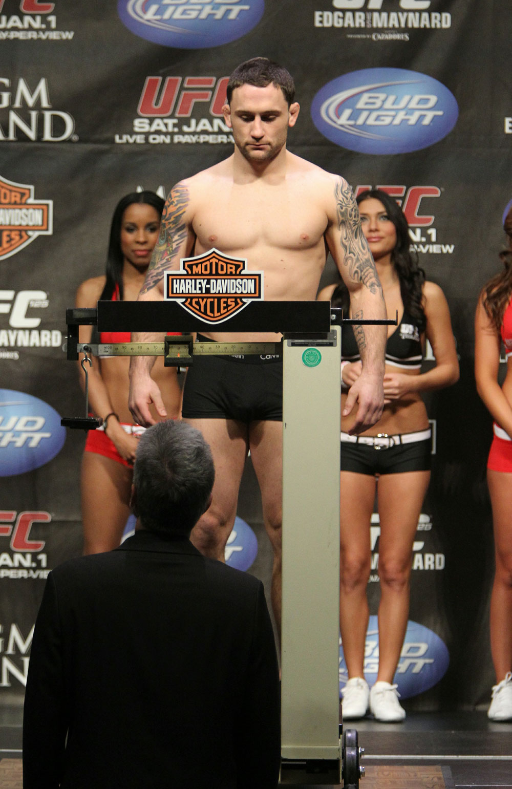 Frankie Edgar at the UFC 125 Weigh-in.