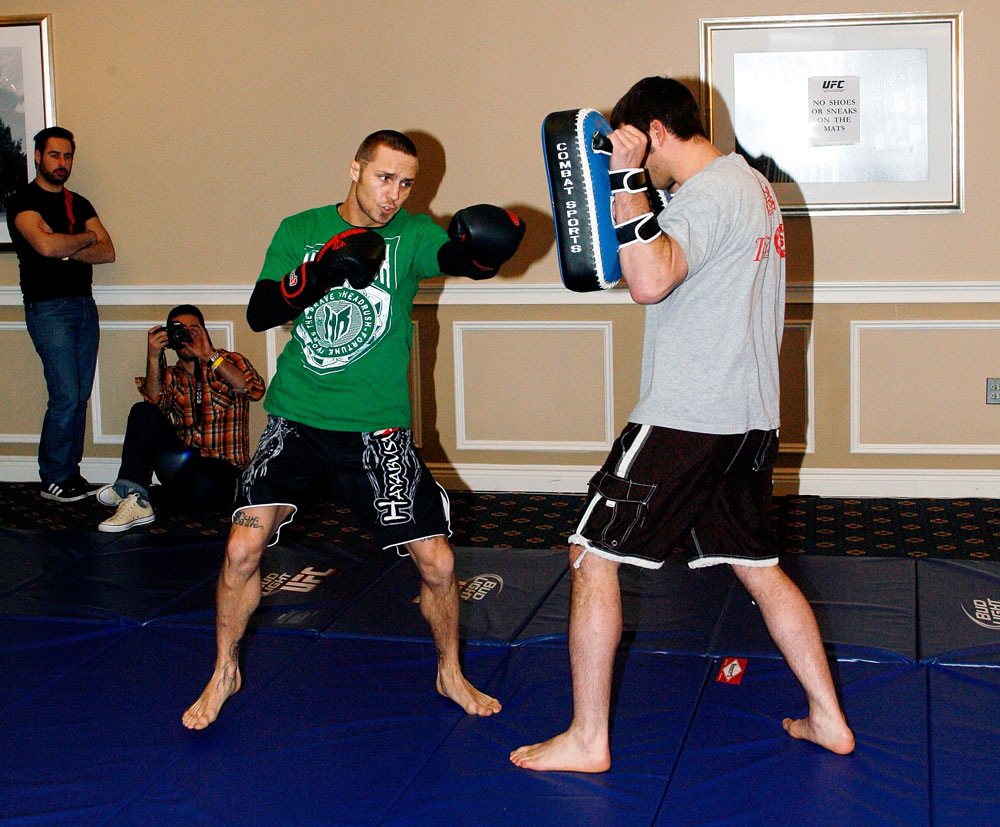 UFC 128 Open Workouts: Eddie Wineland