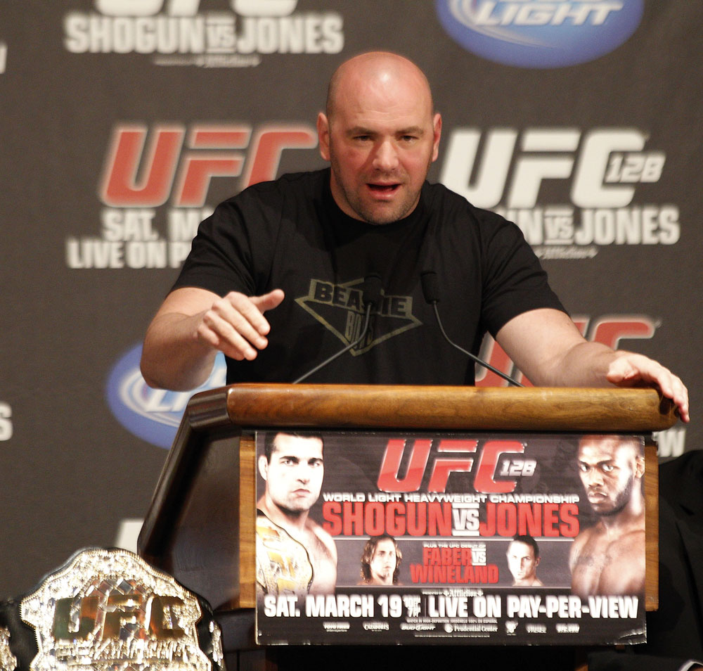 UFC 128: Pre-Fight Press Conference: UFC President Dana White